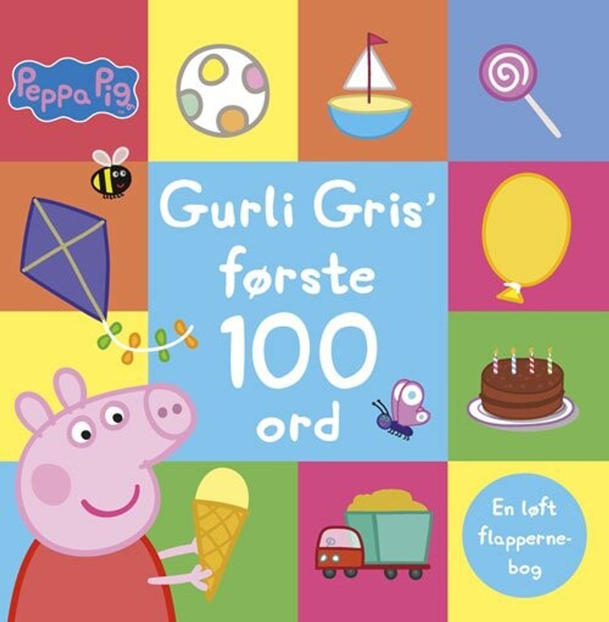 Gurli Gris' Første 100 Ord - En Løft Flapperne-bog - Diverse - Bog