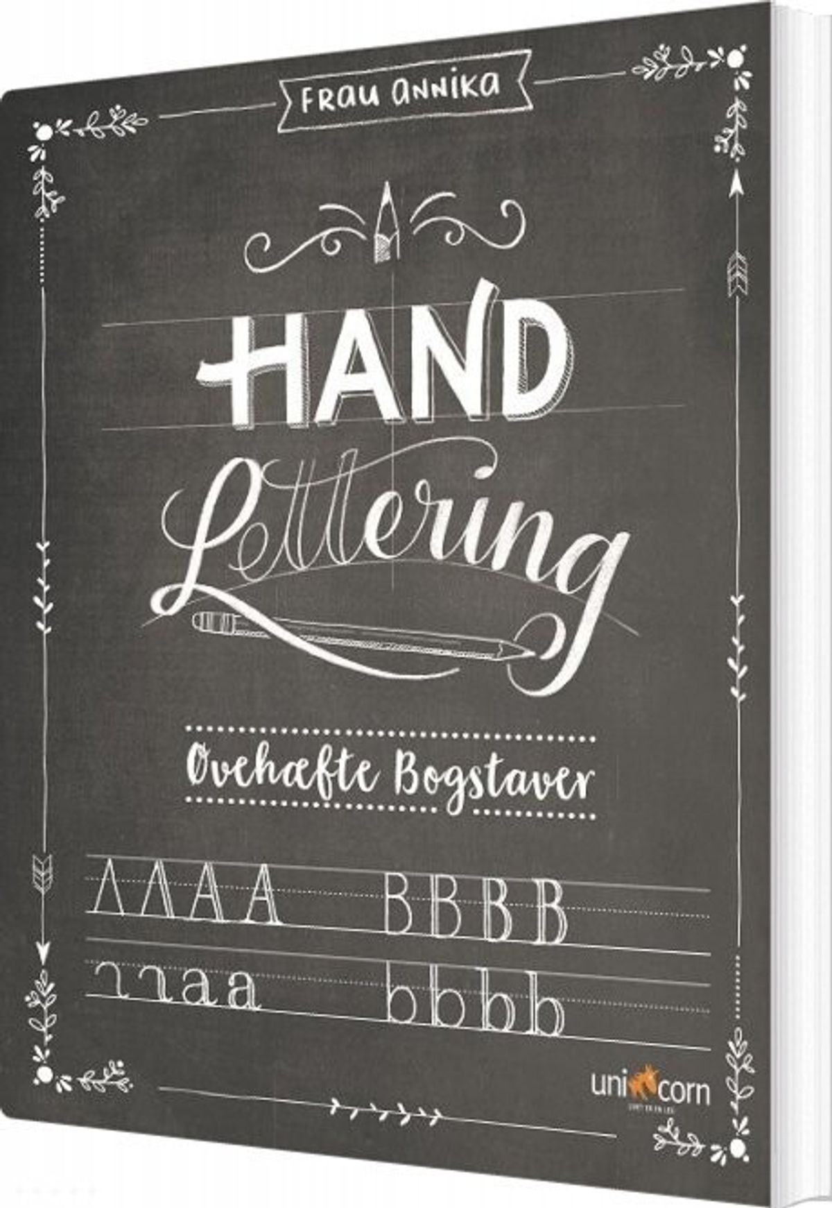 Hand Lettering øvehæfte Bogstaver - Frau Annika - Bog