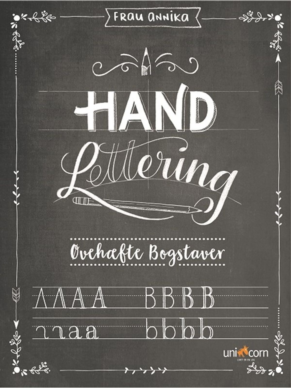 Hand Lettering Øvehæfte Bogstaver