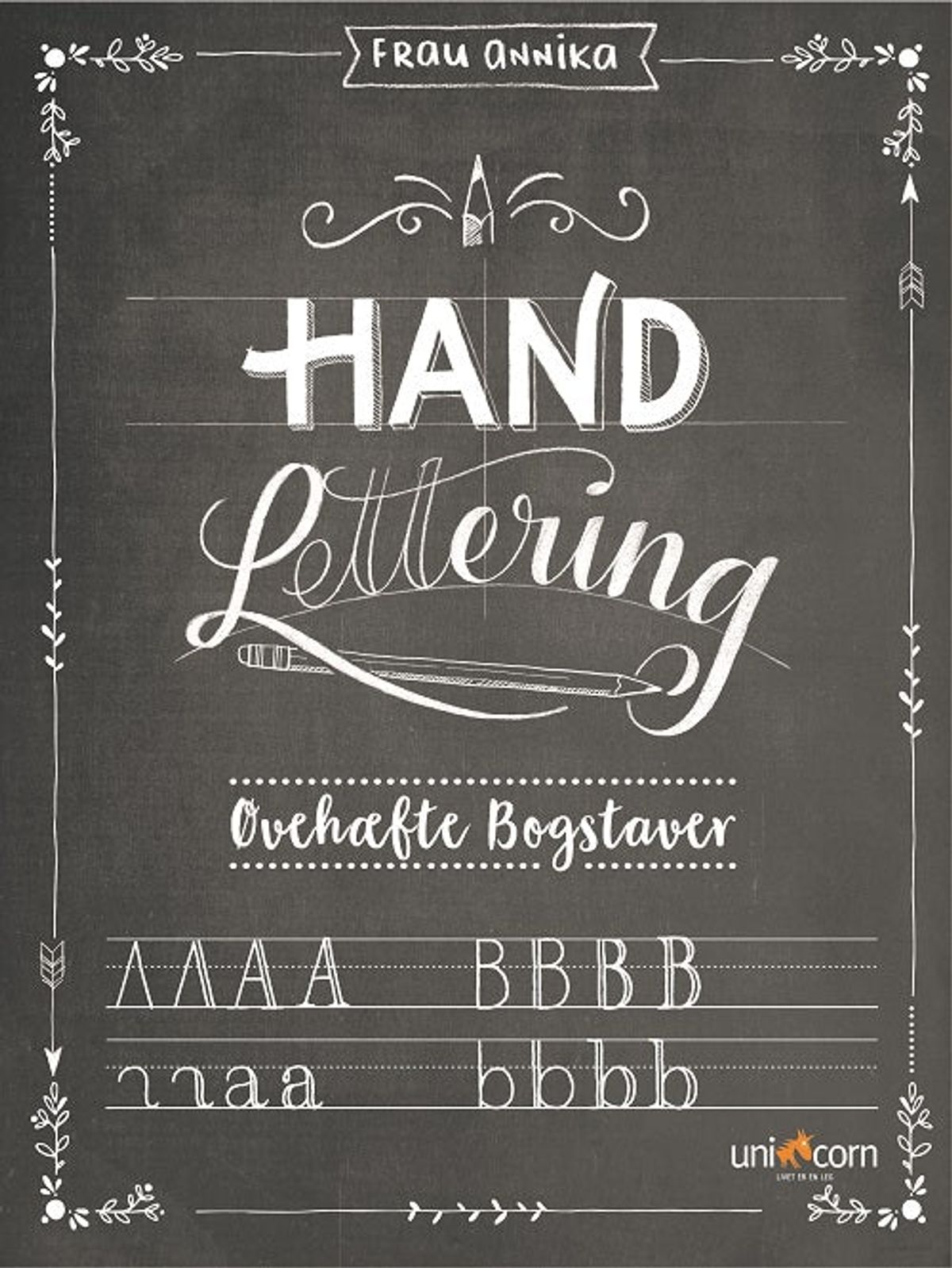 Hand Lettering Øvehæfte Bogstaver