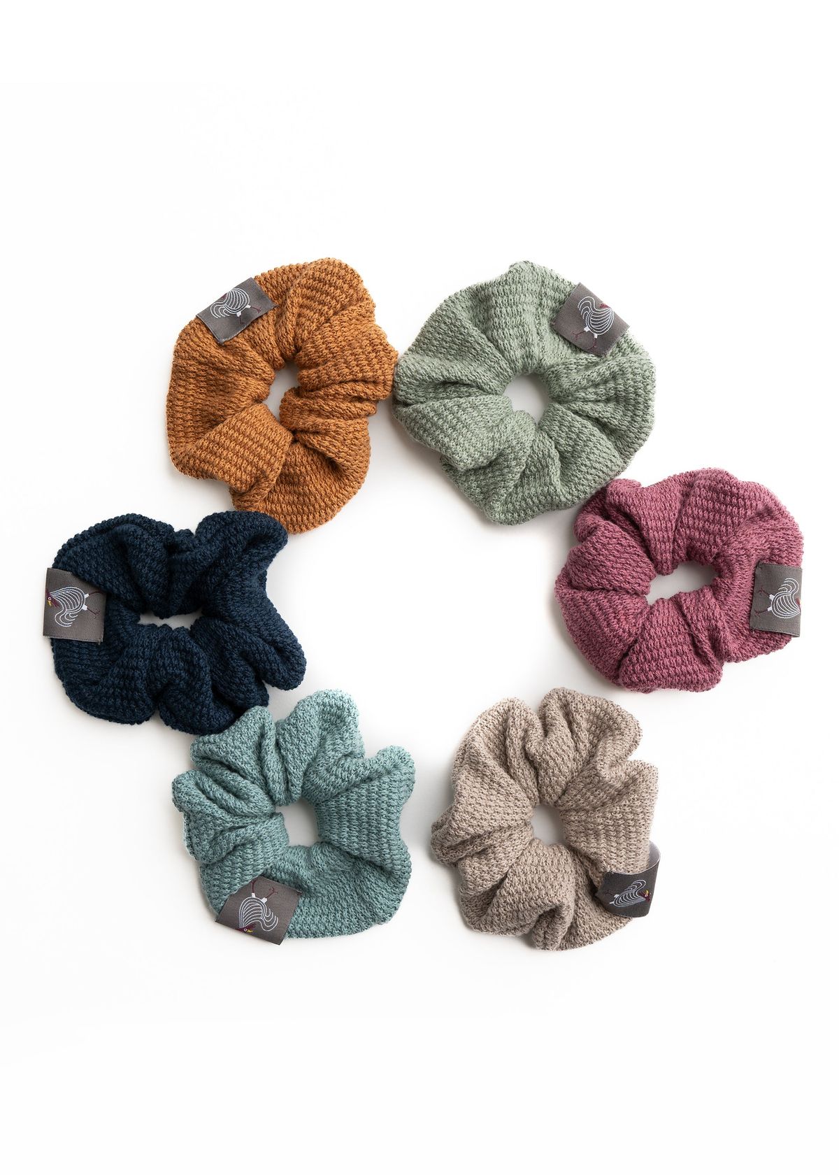 Hanevild scrunchies - Grey, warm / Onesize