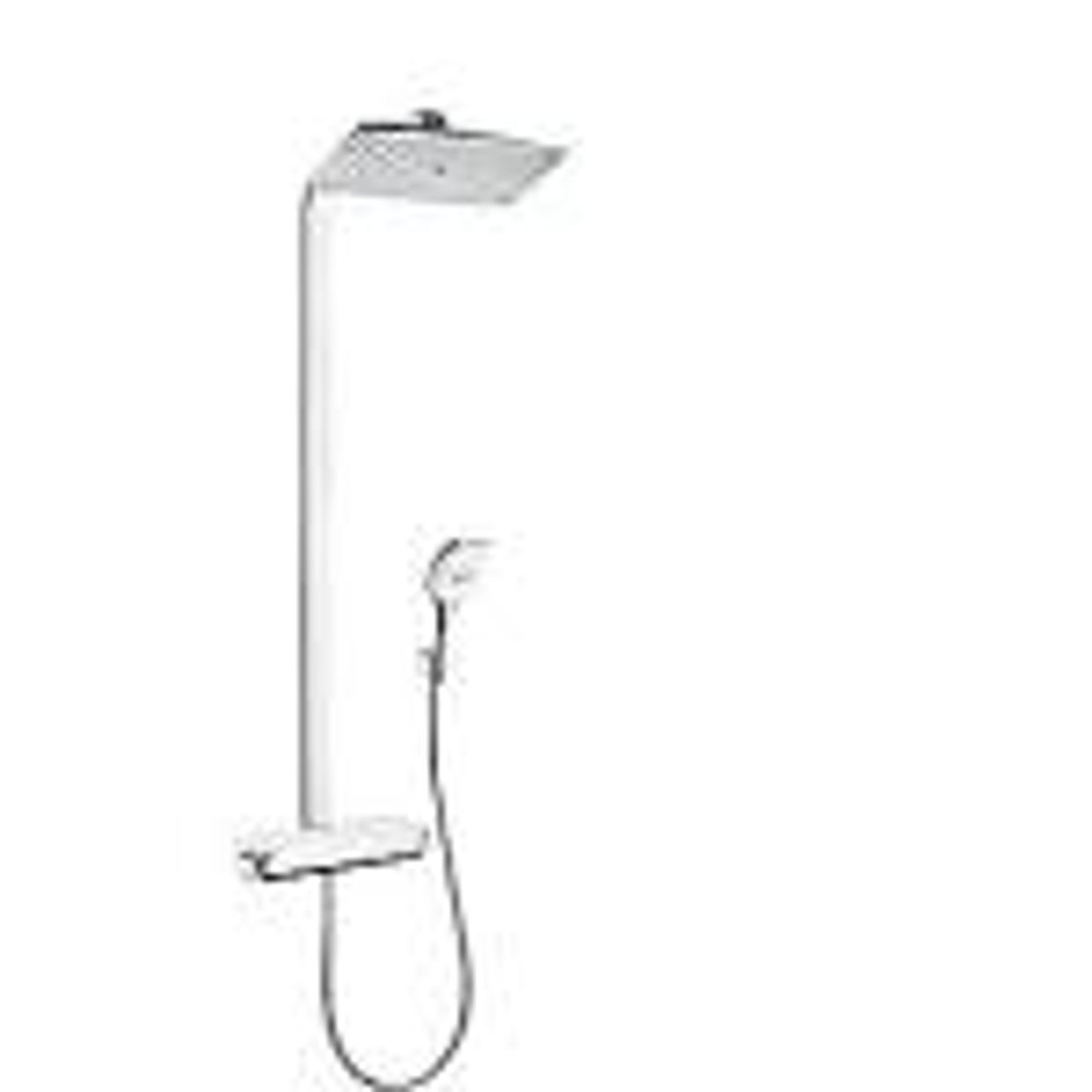 hansgrohe Raindance showerpipe Select 360 EcoSmart. Hvid/krom