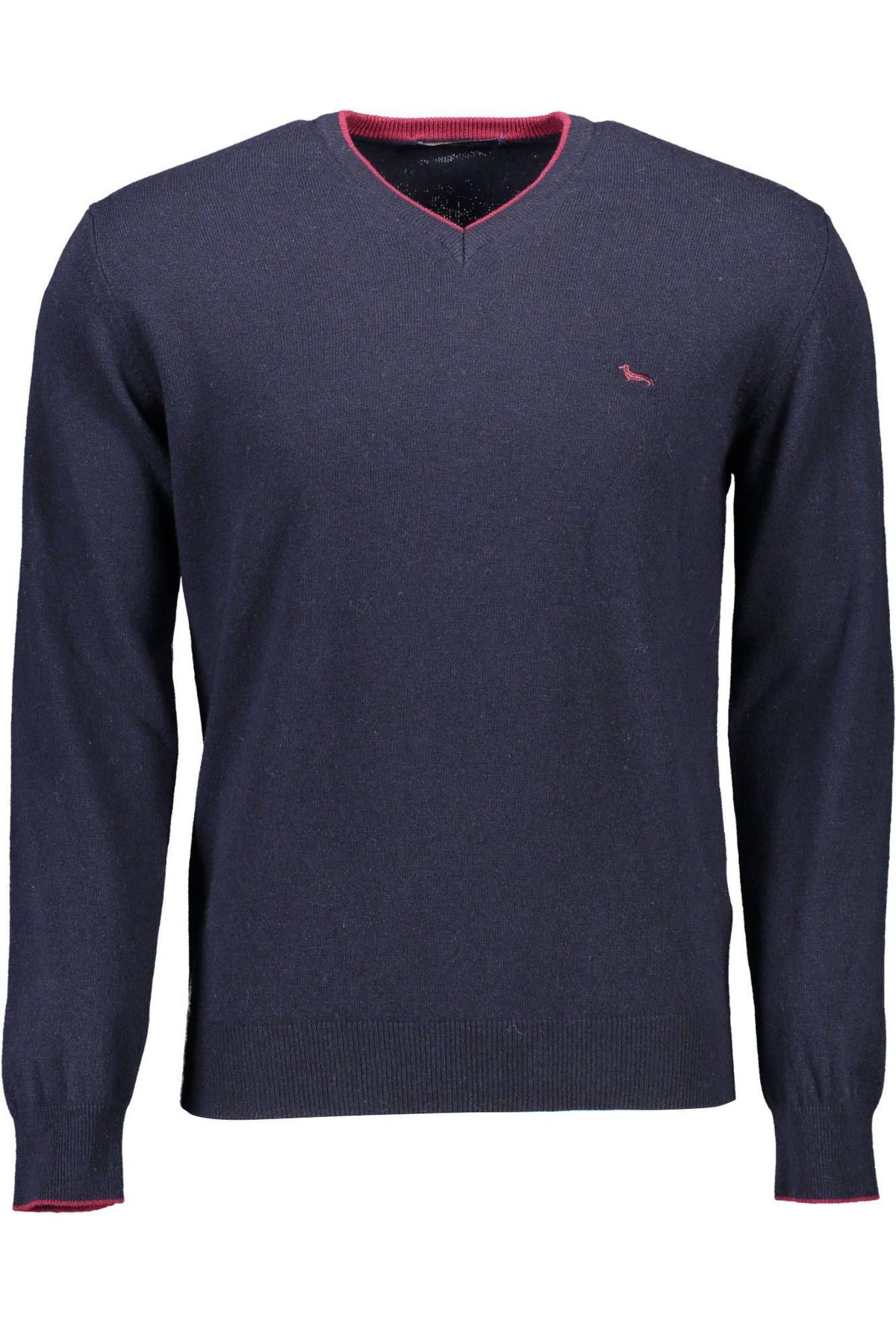 Harmont & Blaine Chic V-Neck Sweater with Contrasting Accents