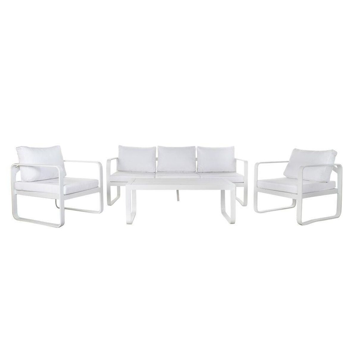 Havesofa Hvid Aluminium 78 cm 184 x 72 x 78 cm