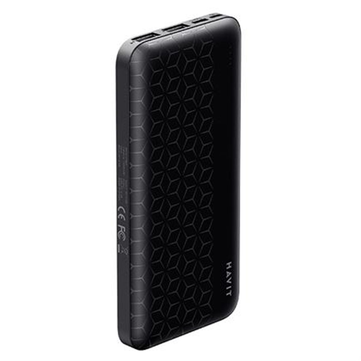 Havit Powerbank 10.000 mAh - Sort