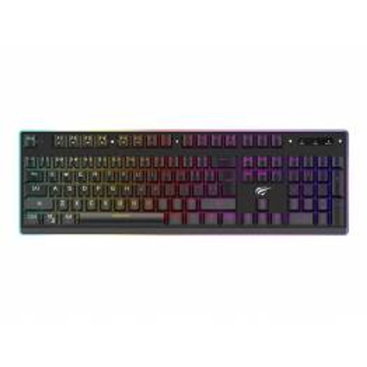 Havit USB Semimekanisk RGB tastatur Nordic Layout (m. æøå)