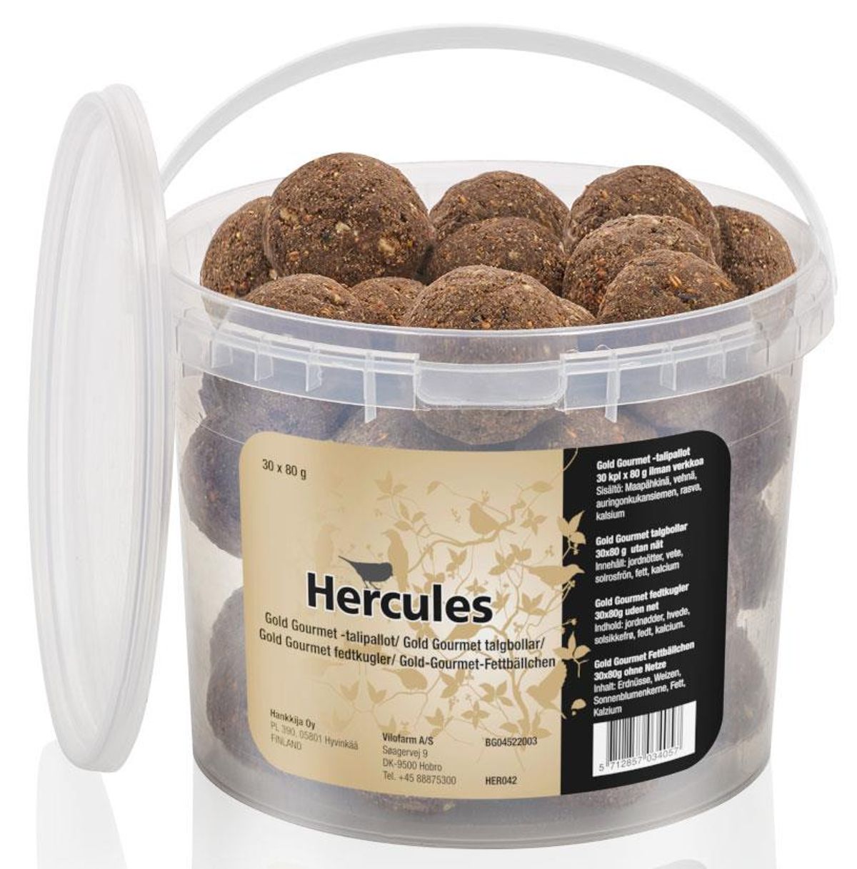 Hercules Mejsebolde Luxus u/net 30x80 g.