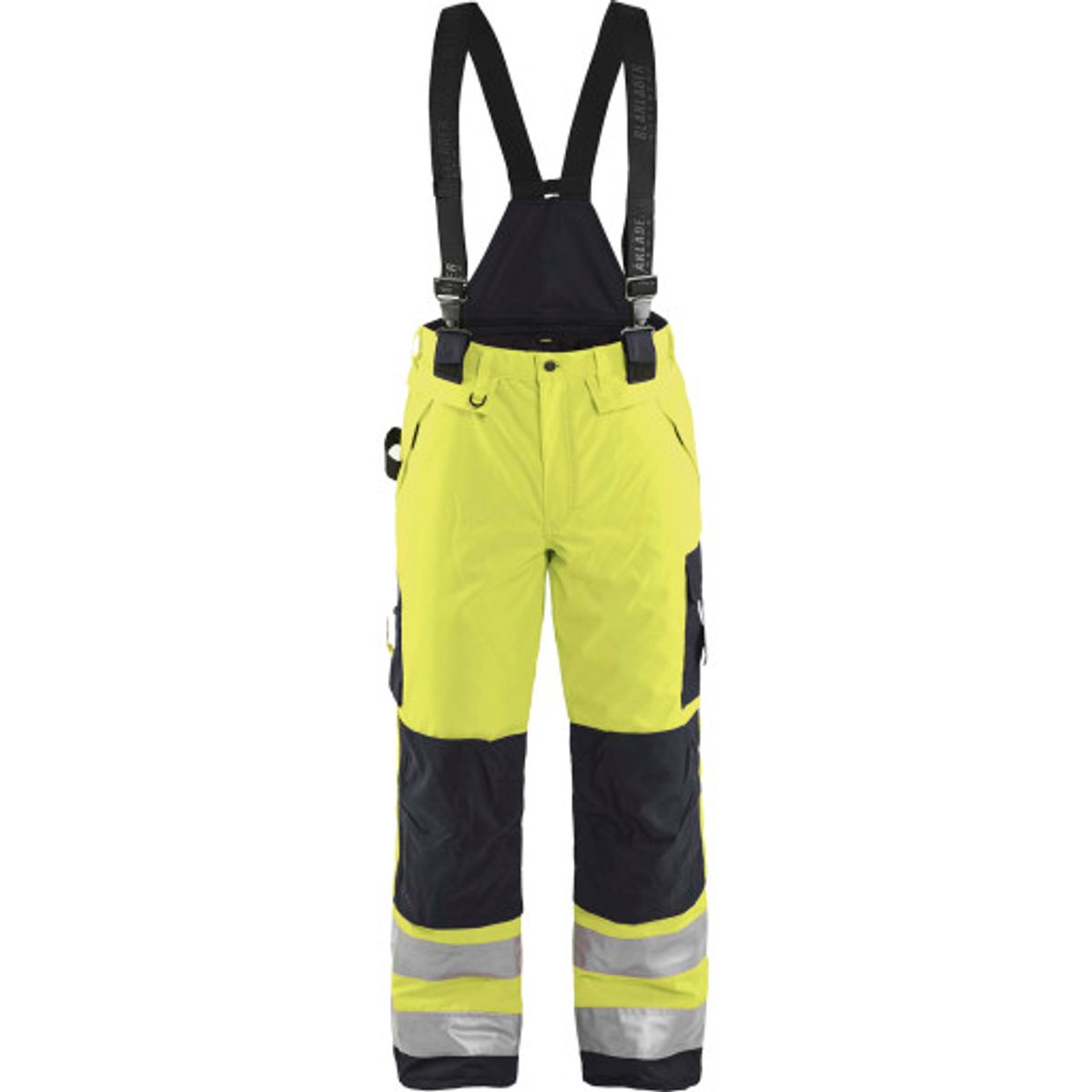 Hi-vis vinterbuks gul/sort c46