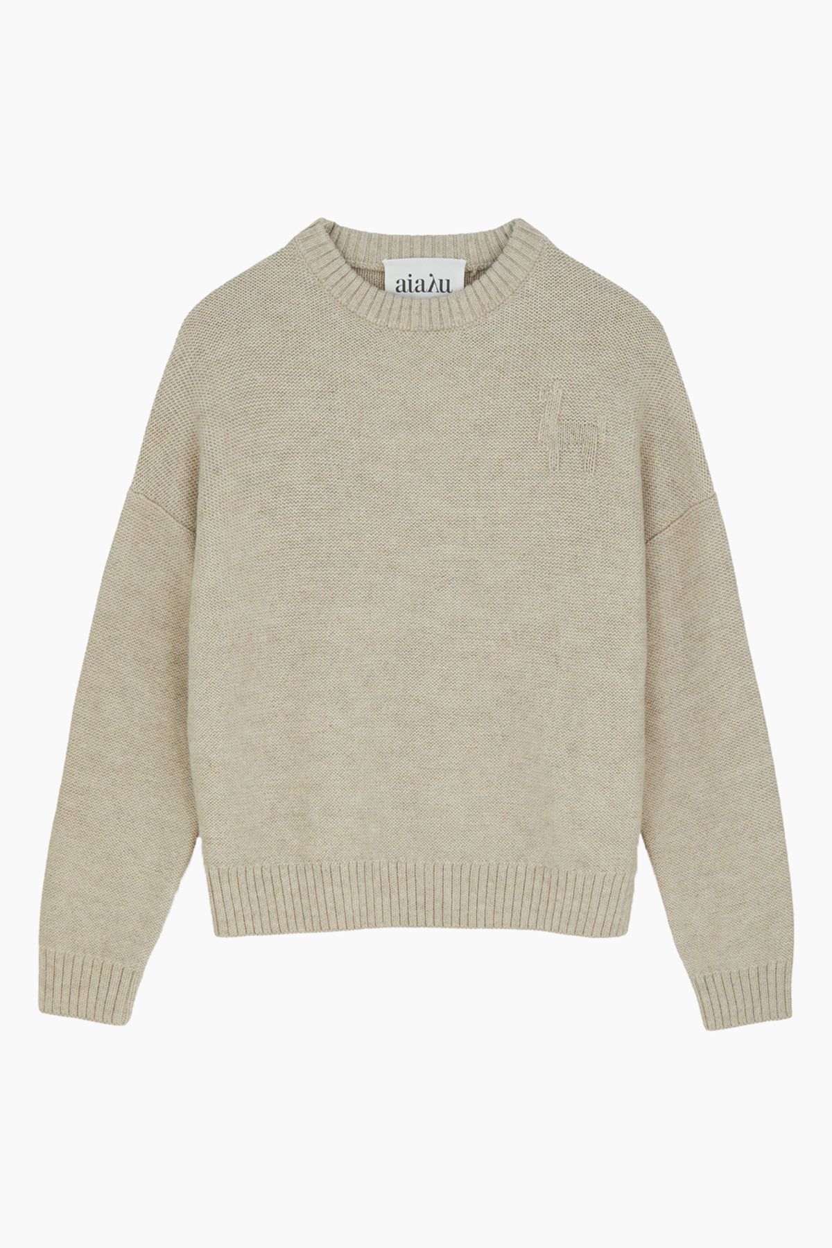 Highland Juna Sweater - Pure Natural - Aiayu - Beige L