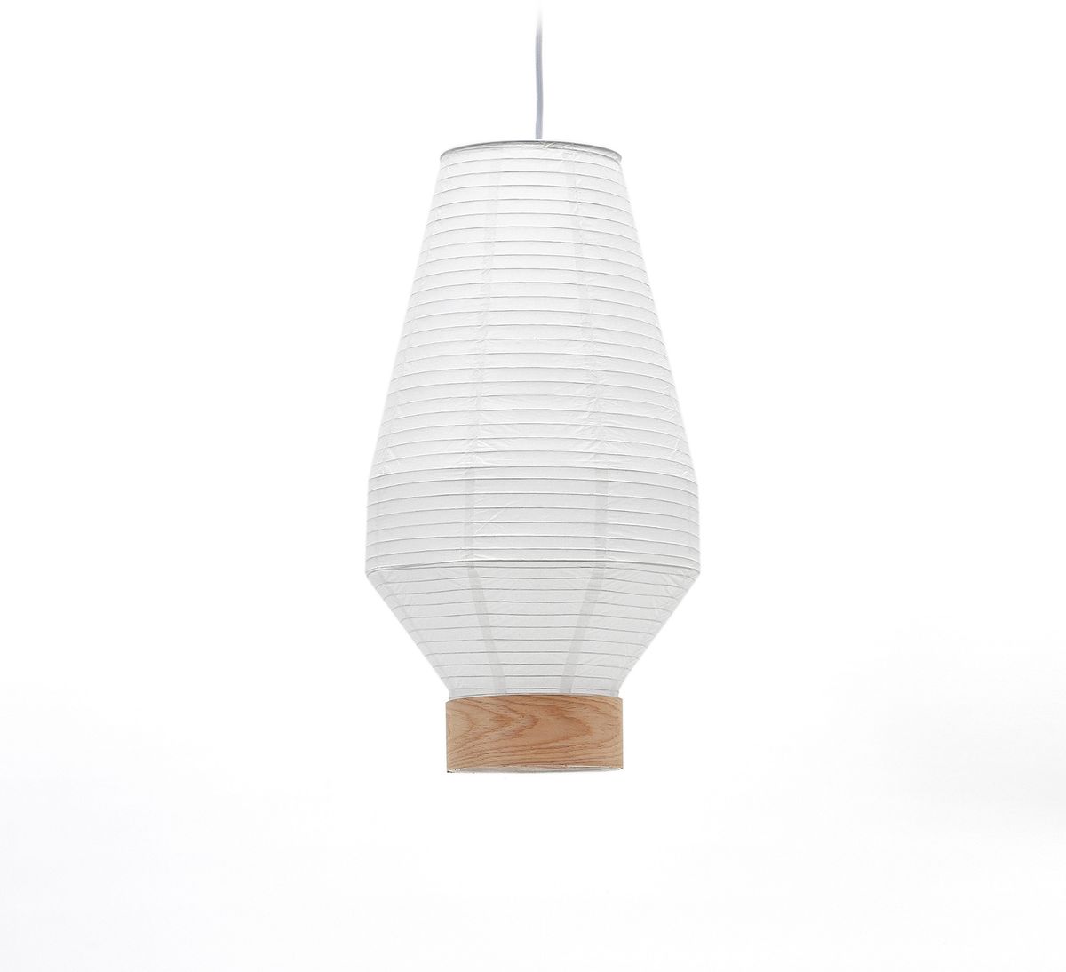 Hila, Pendel lampe, hvid, H50x30x30 cm, papir