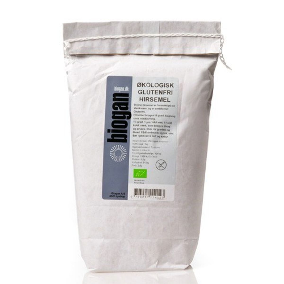 Hirsemel glutenfri Økologisk - 1 kg.