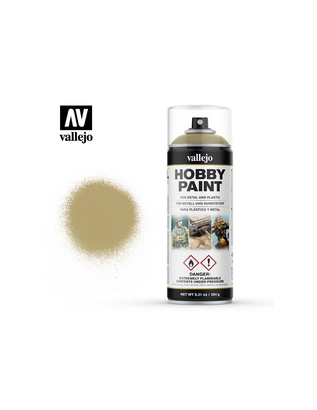 Hobby Paint Primer Basis Dead Flesh - Spraymaling - Vallejo