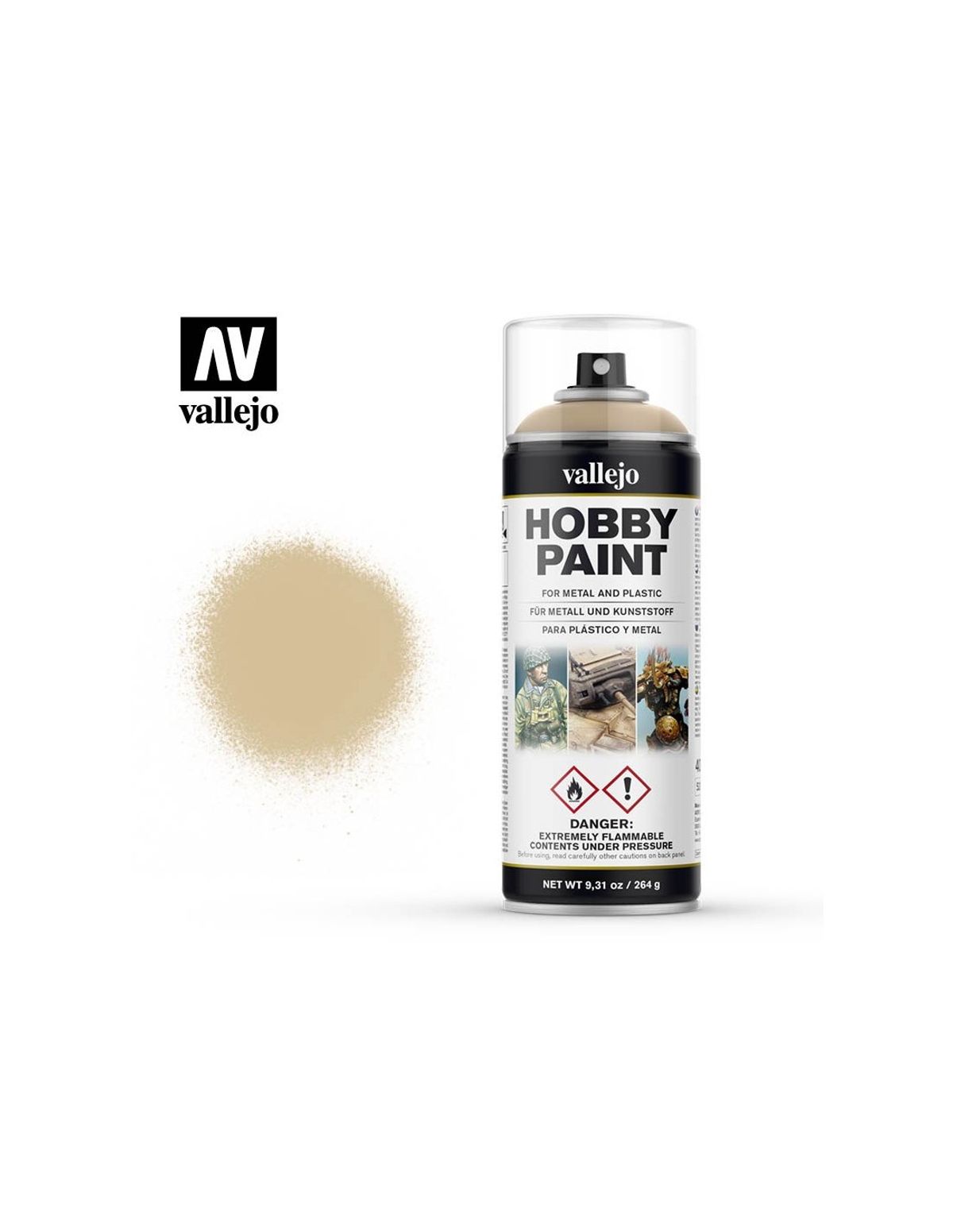 Hobby Paint Primer - Bone White - Spraymaling - Vallejo