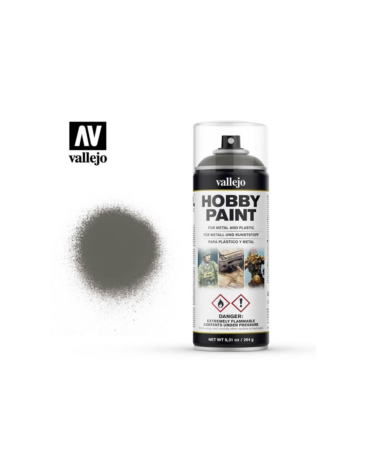 Hobby Paint Primer - German Field Grey - Spraymaling - Vallejo