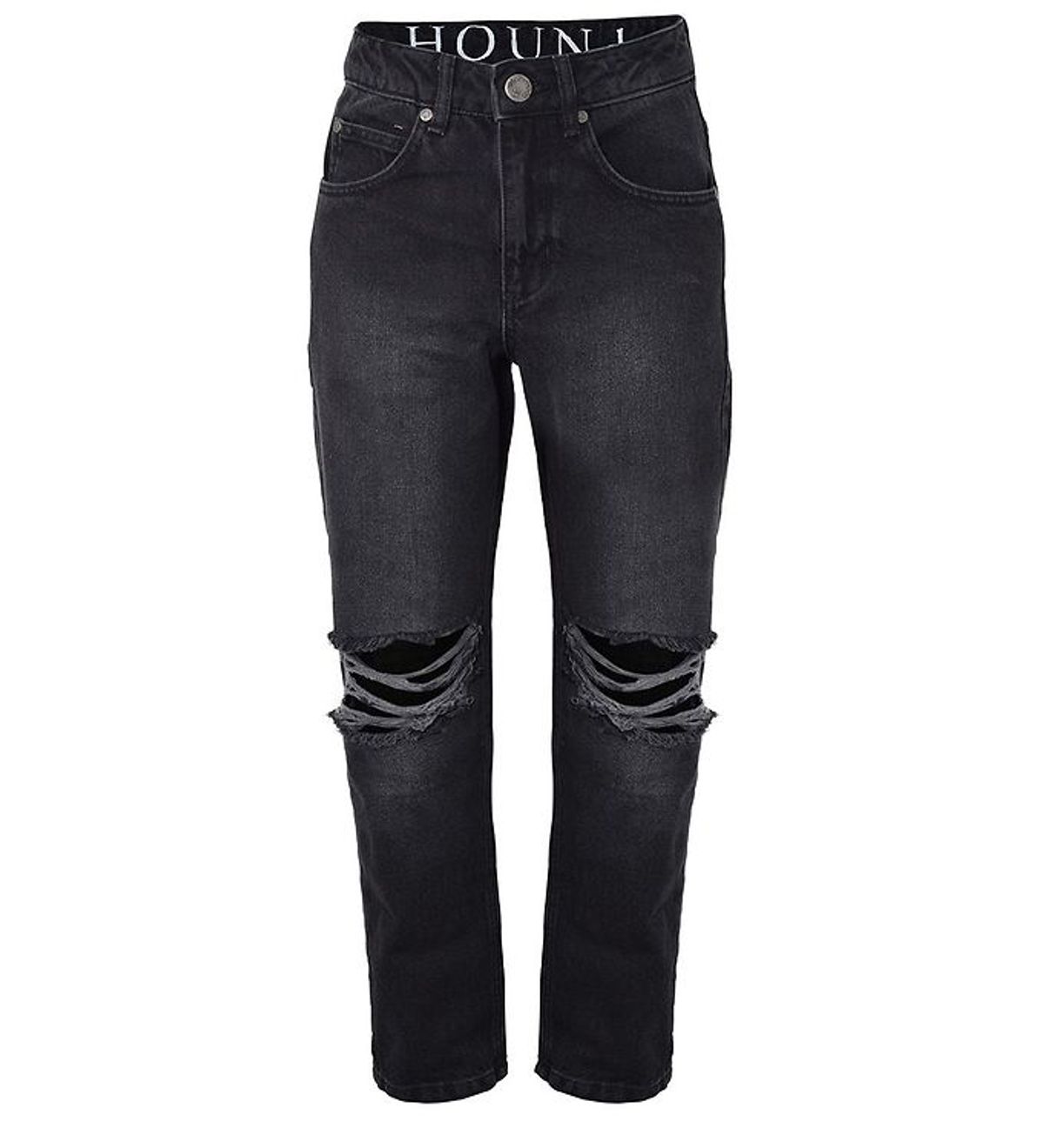 Hound Jeans - Wide w/ Holes - Black Denim