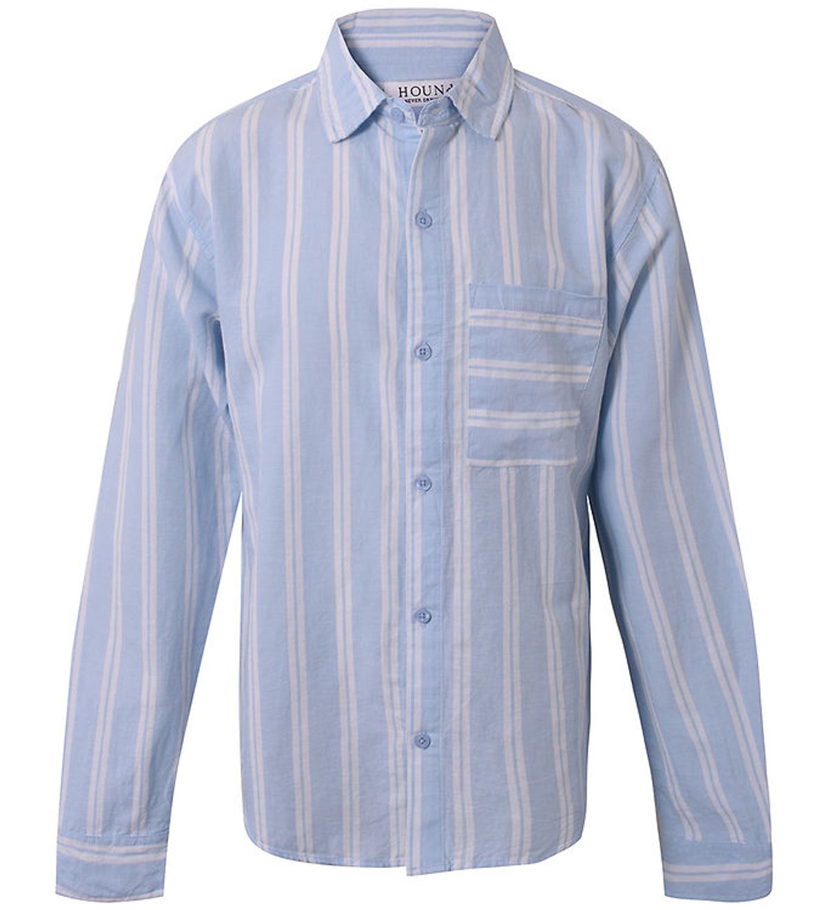 Hound Skjorte - Striped - Light Blue/White