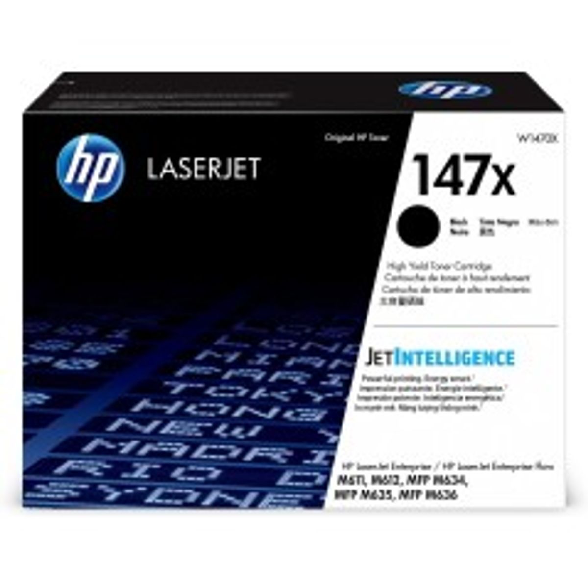 HP 147X Sort 25.200 sider Toner W1470X