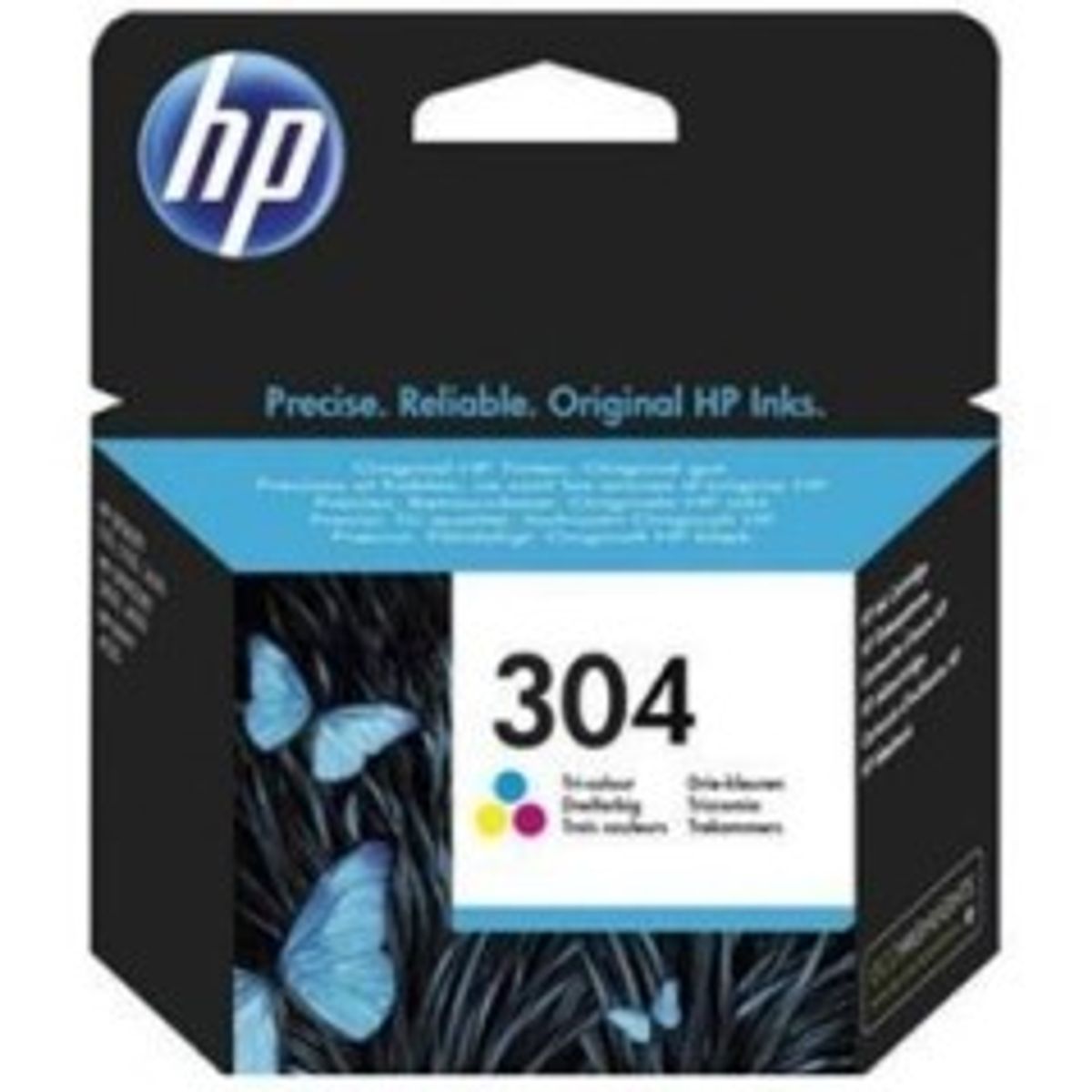 HP 304 Farve (cyan, magenta, gul) 100 sider Blæk N9K05AE