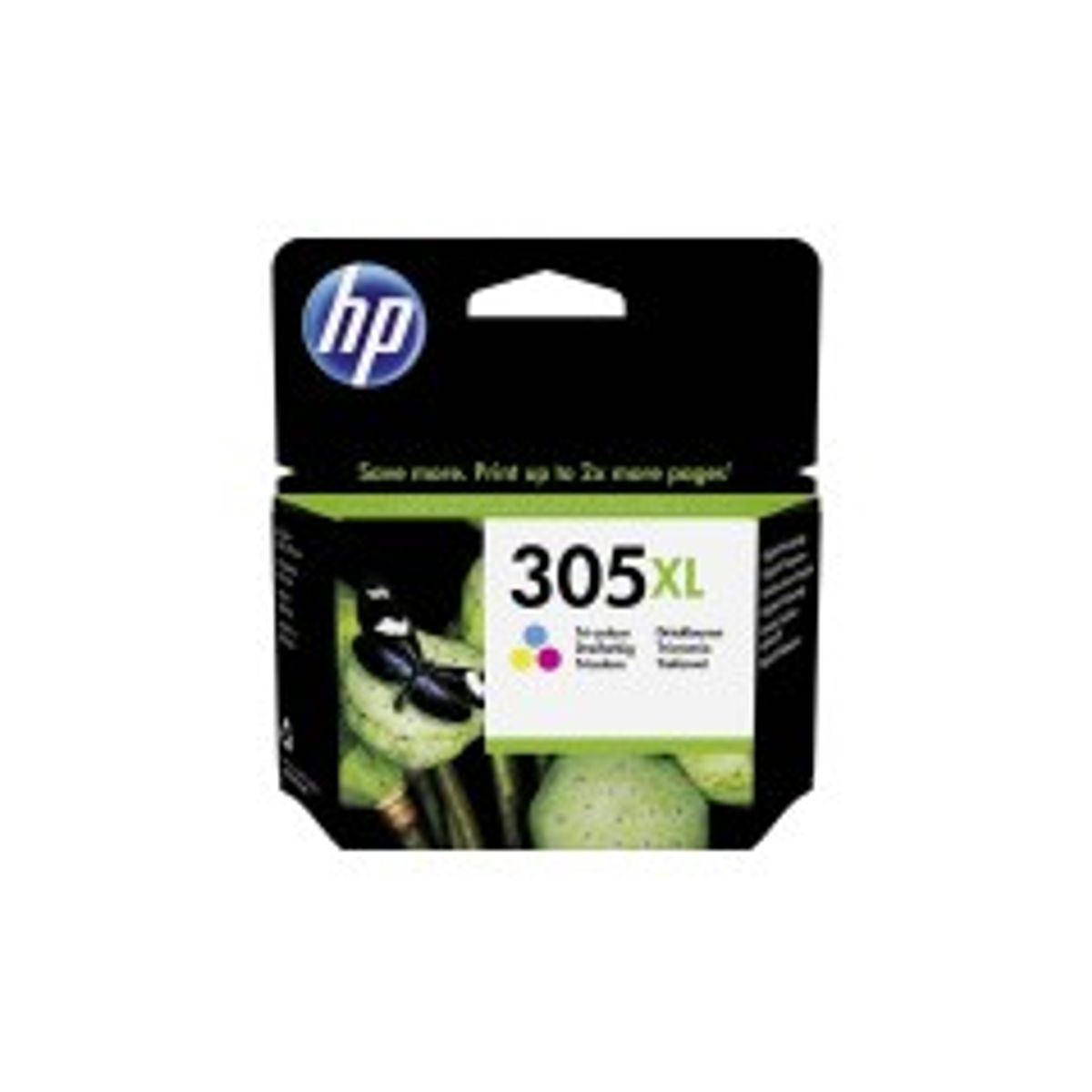 HP 305XL Farve (cyan, magenta, gul) 200 sider Blæk 3YM63AE