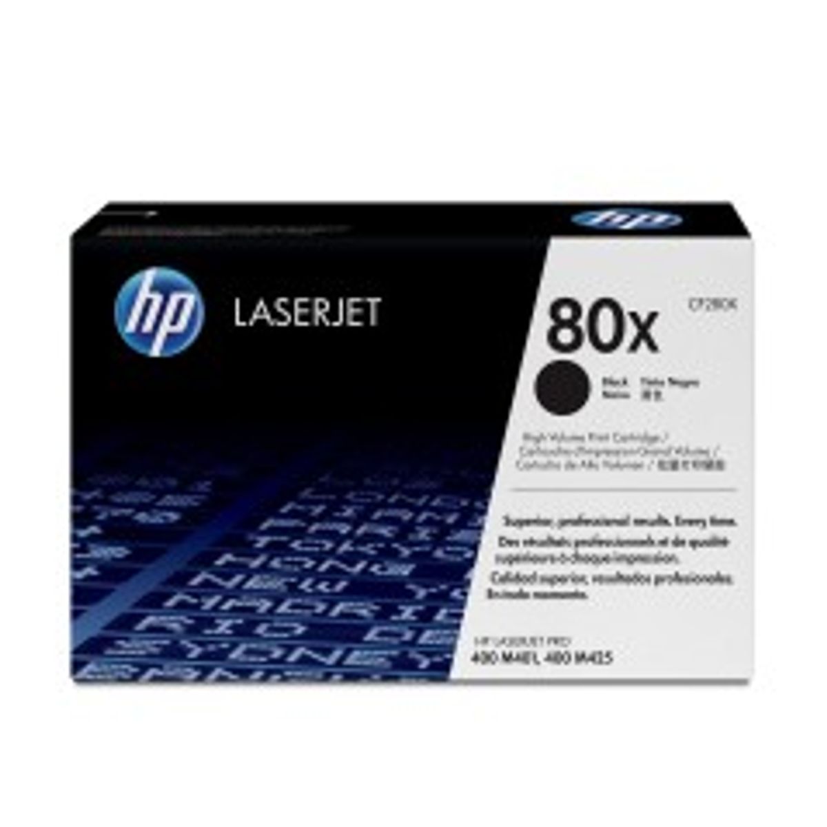 HP 80x Sort 6900 sider Toner CF280X