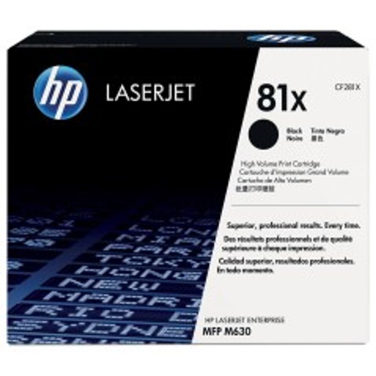 HP 81X Sort 25000 sider Toner CF281X