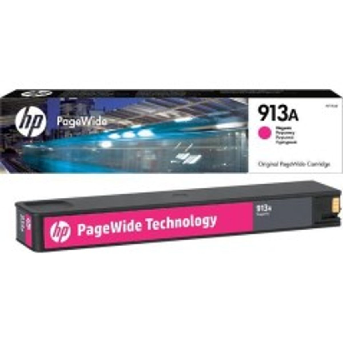 HP 913A Magenta 3000 sider Blæk F6T78AE