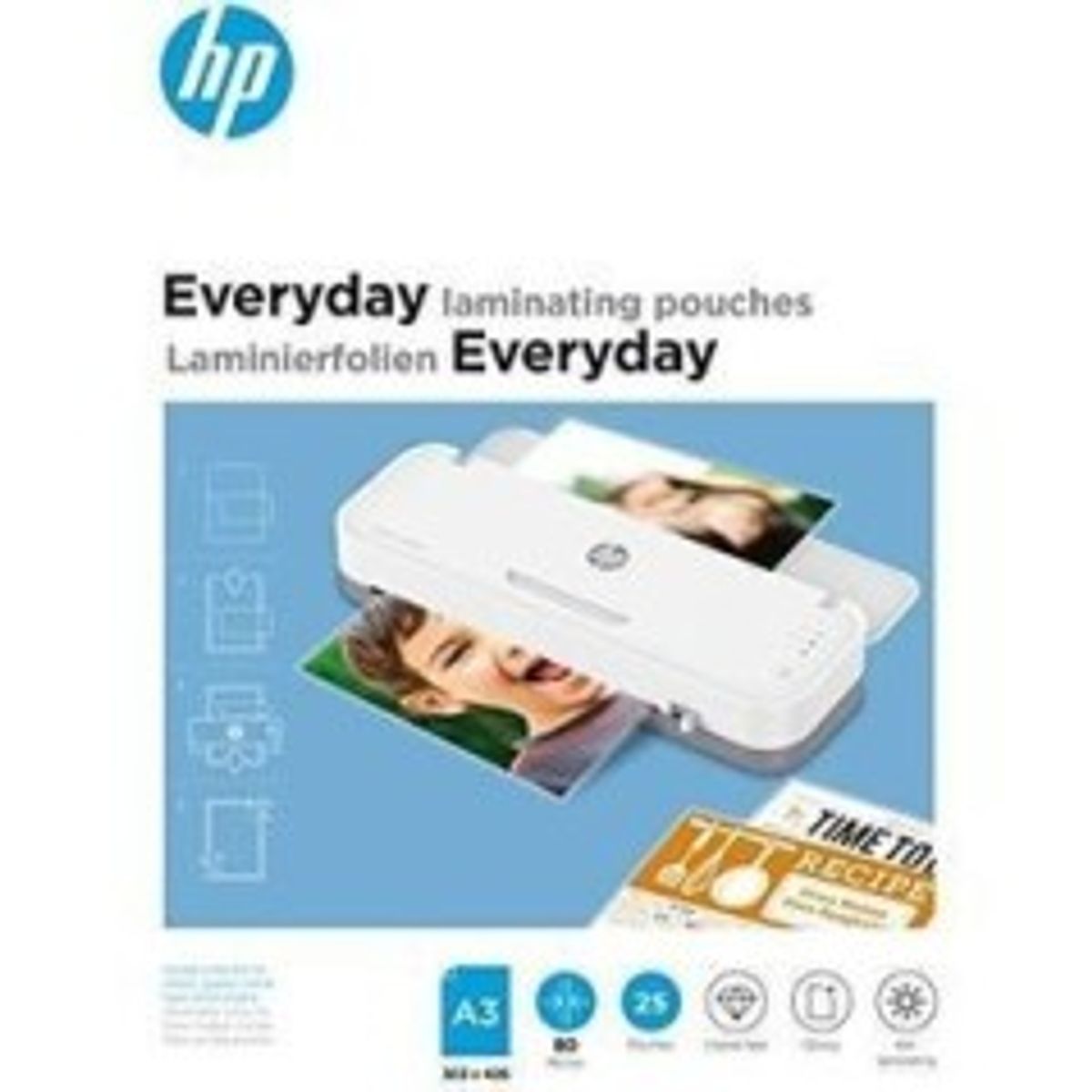 HP Everyday Lamineringslommer A3 80 micron (x25 pcs)