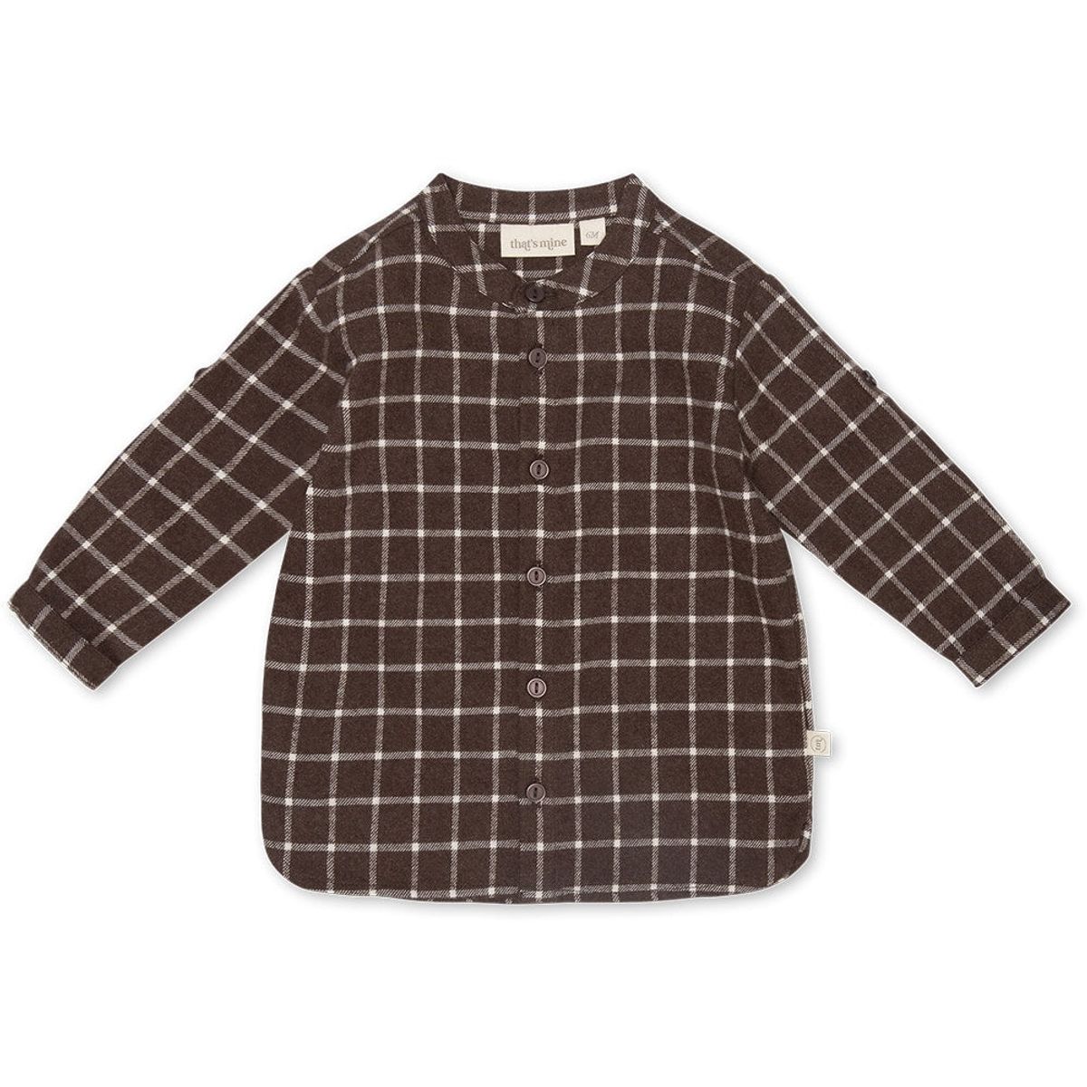 Hugo shirt - Dark brown melange