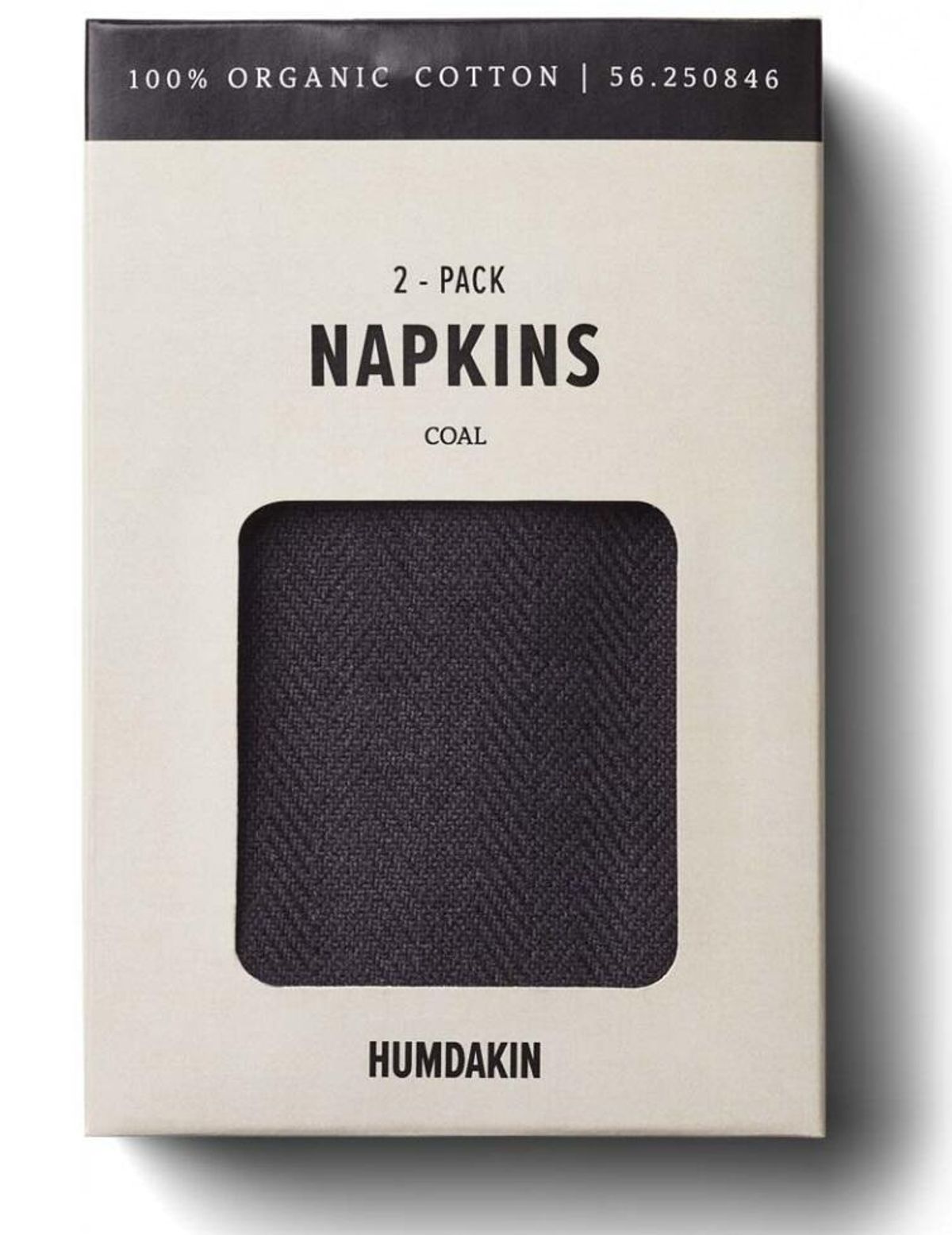 Humdakin Stofservietter 2-pak, coal