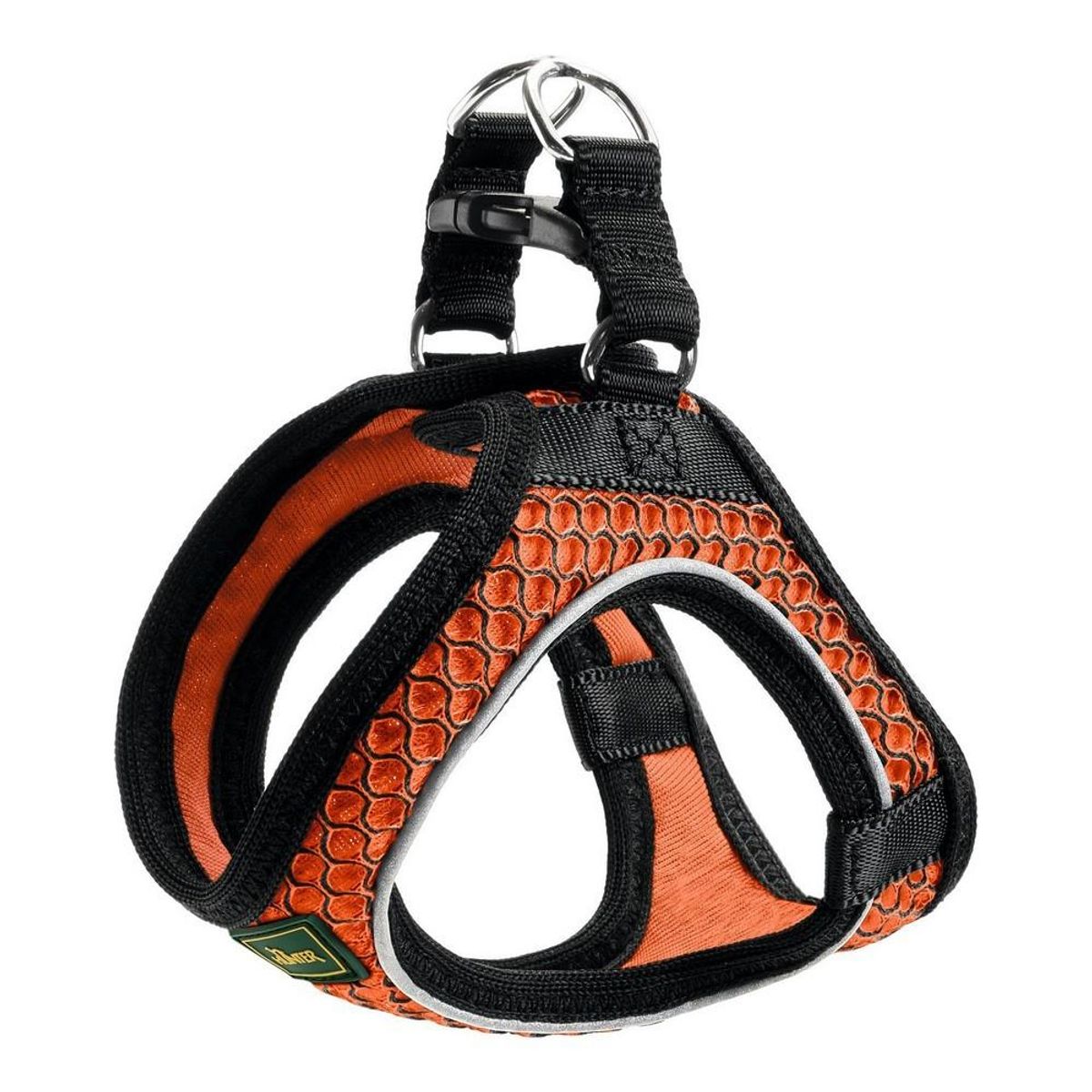 Hundesele Hunter Hilo-Comfort Orange Størrelse S/M (48-55 cm)