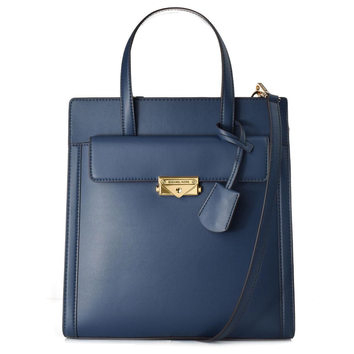 Håndtasker til damer Michael Kors 35F2G0ET6O-NAVY Blå 28 x 30 x 10 cm