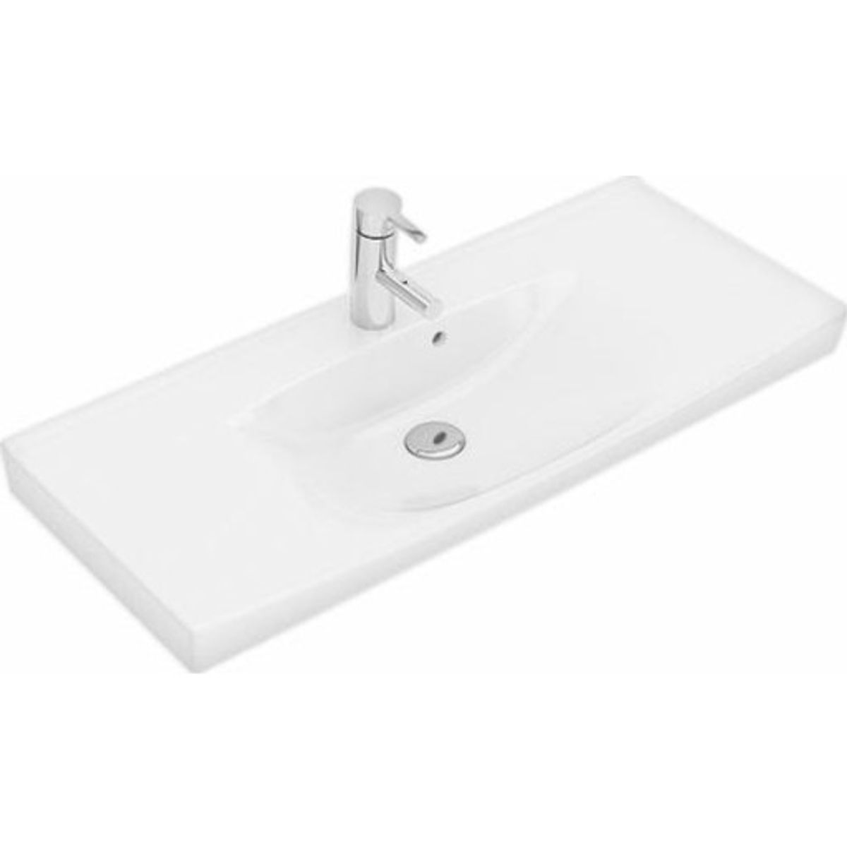 Ifö Spira Compact håndvask, 92,2x41,4 cm, hvid