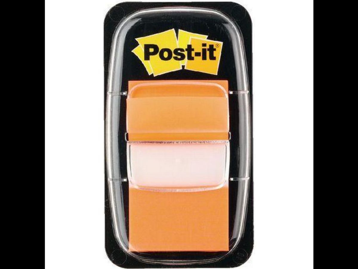 Indexfaner Post-it 680-4 45x25 mm Orange