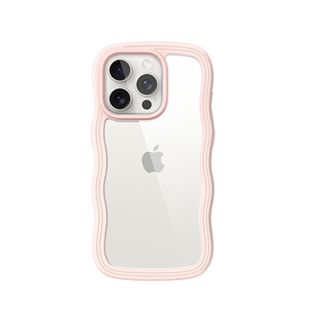 iPhone 13 Pro - DeLX&trade; Wave Frame Silikone Cover - Pink