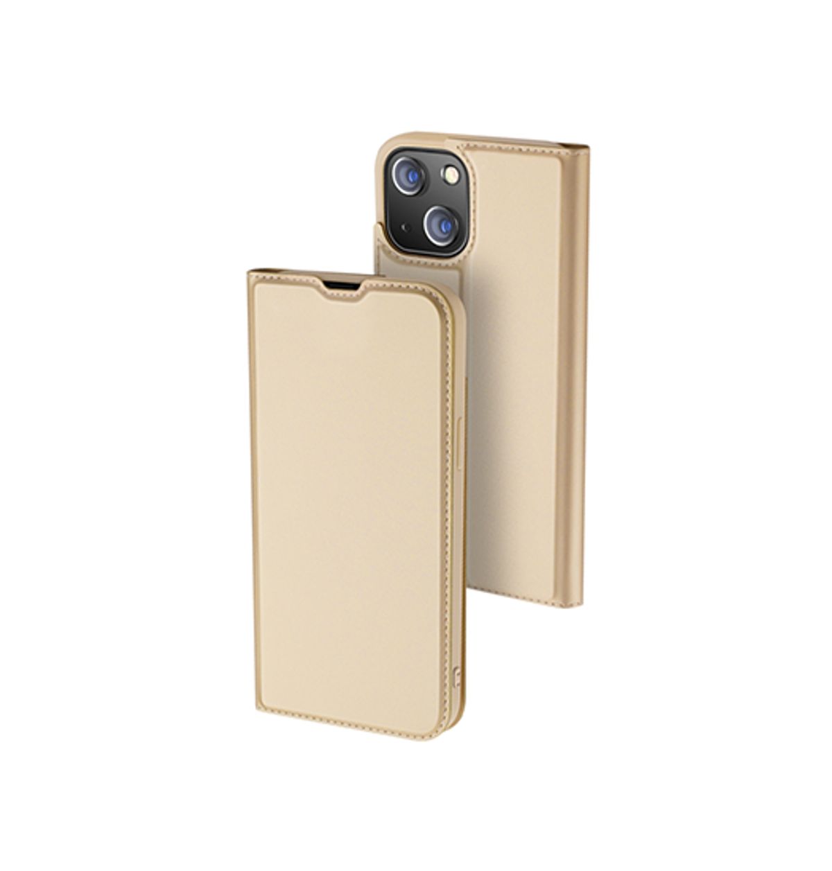 iPhone 14 Plus - Vanquish Pro Series Flipcover Etui - Guld