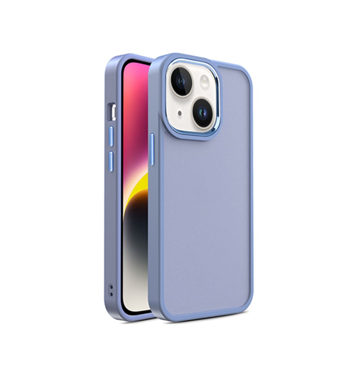 iPhone 14 Plus - Viridian&trade; Pastel Silikone Cover - Blå