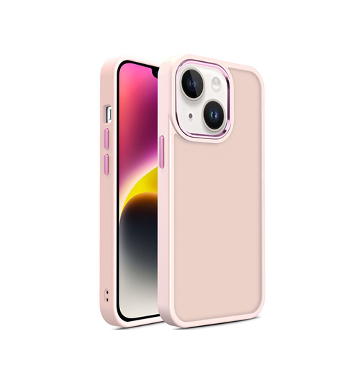 iPhone 14 Plus - Viridian&trade; Pastel Silikone Cover - Pink