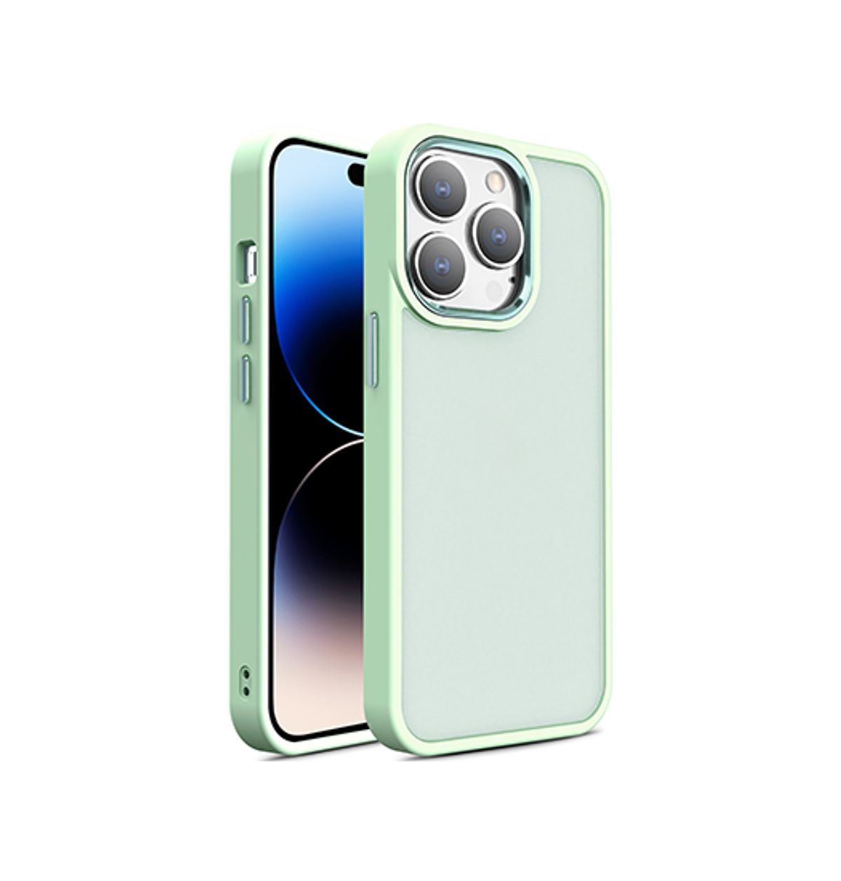 iPhone 14 Pro - Viridian&trade; Pastel Silikone Cover - Grøn