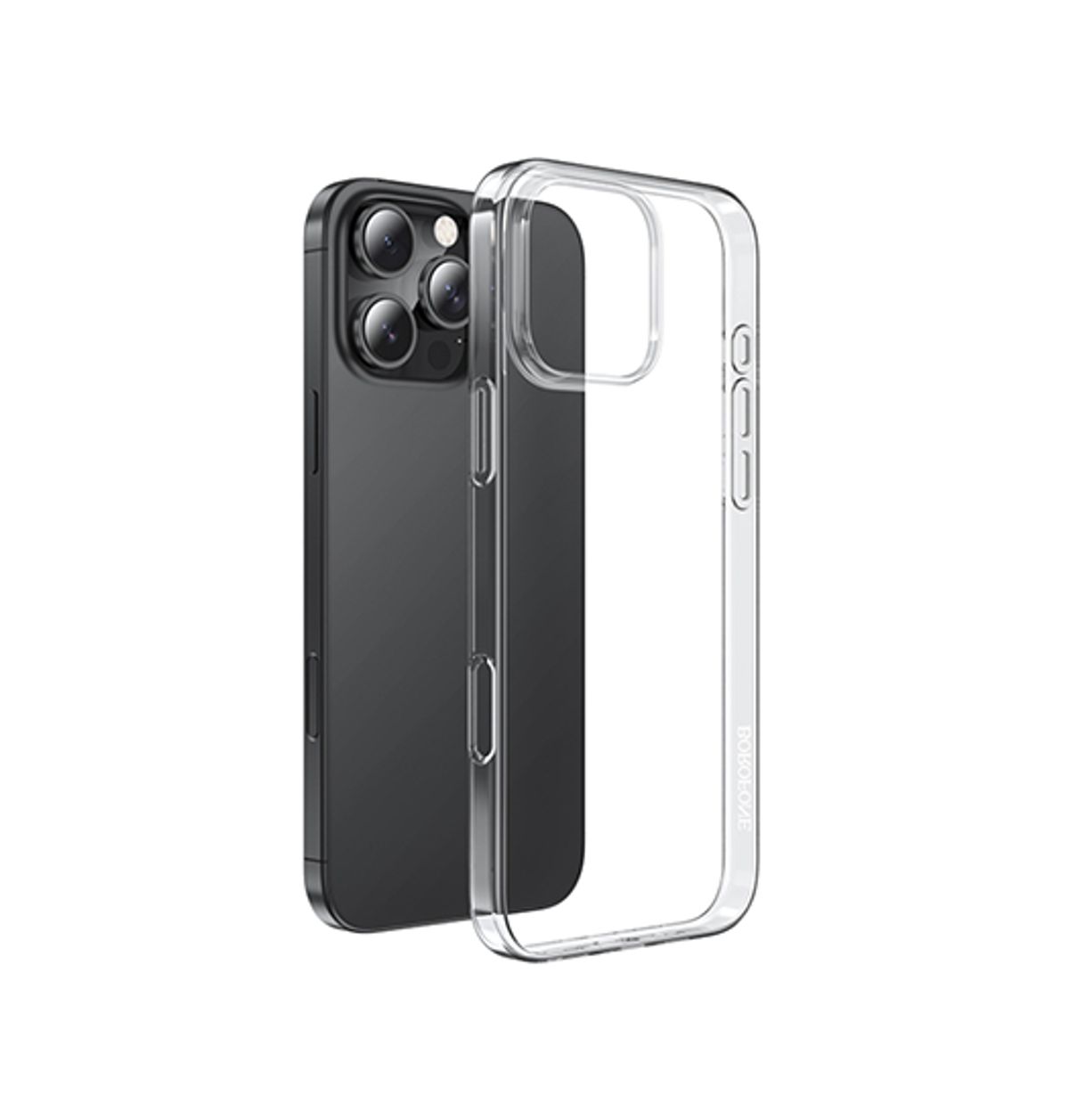 iPhone 16 Pro - Borofone&trade; Silikone Cover - Gennemsigtig