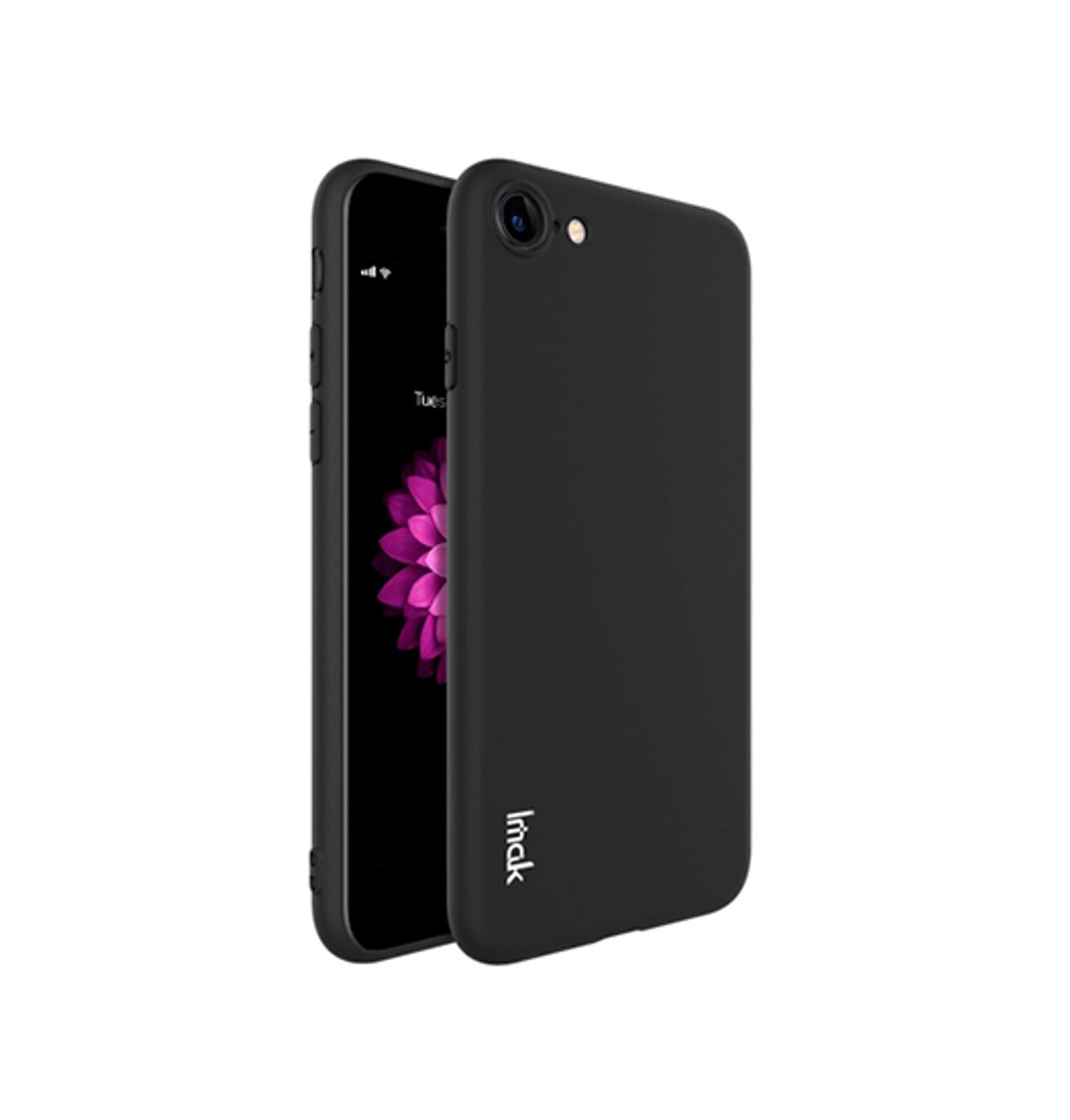 iPhone 7/8/SE(2020/2022) - IMAK&trade; F40 Silikone Cover - Sort