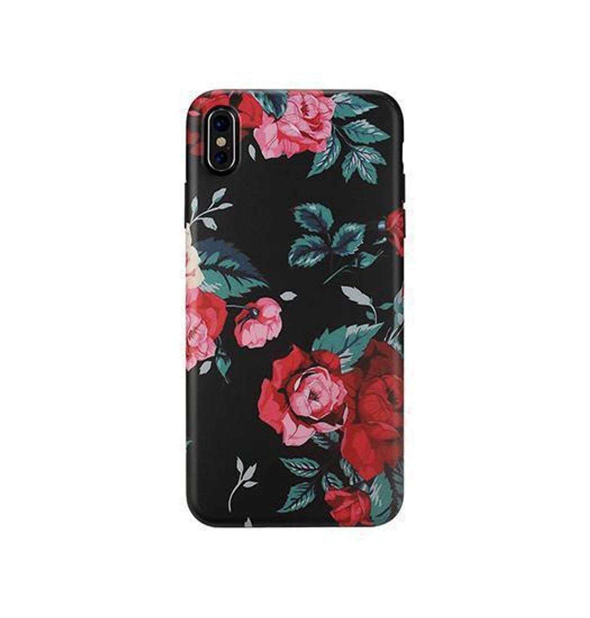 iPhone XS Max - Verdenatura Floral Flower Cover - Red Rose