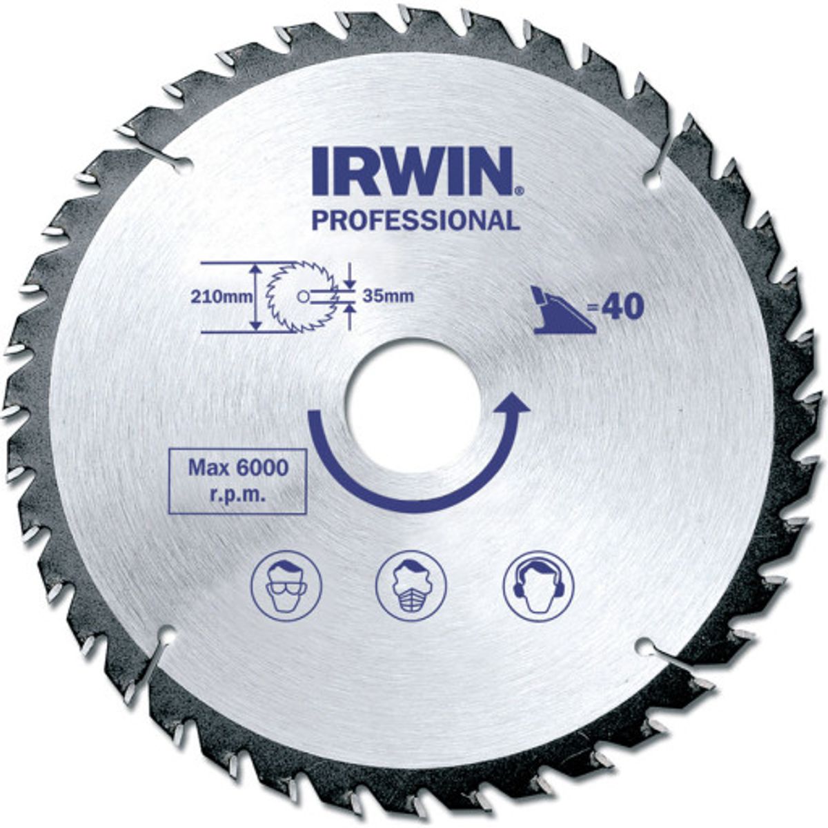 Irwin rundsavklinge - Ø190/30mm - 24tands -