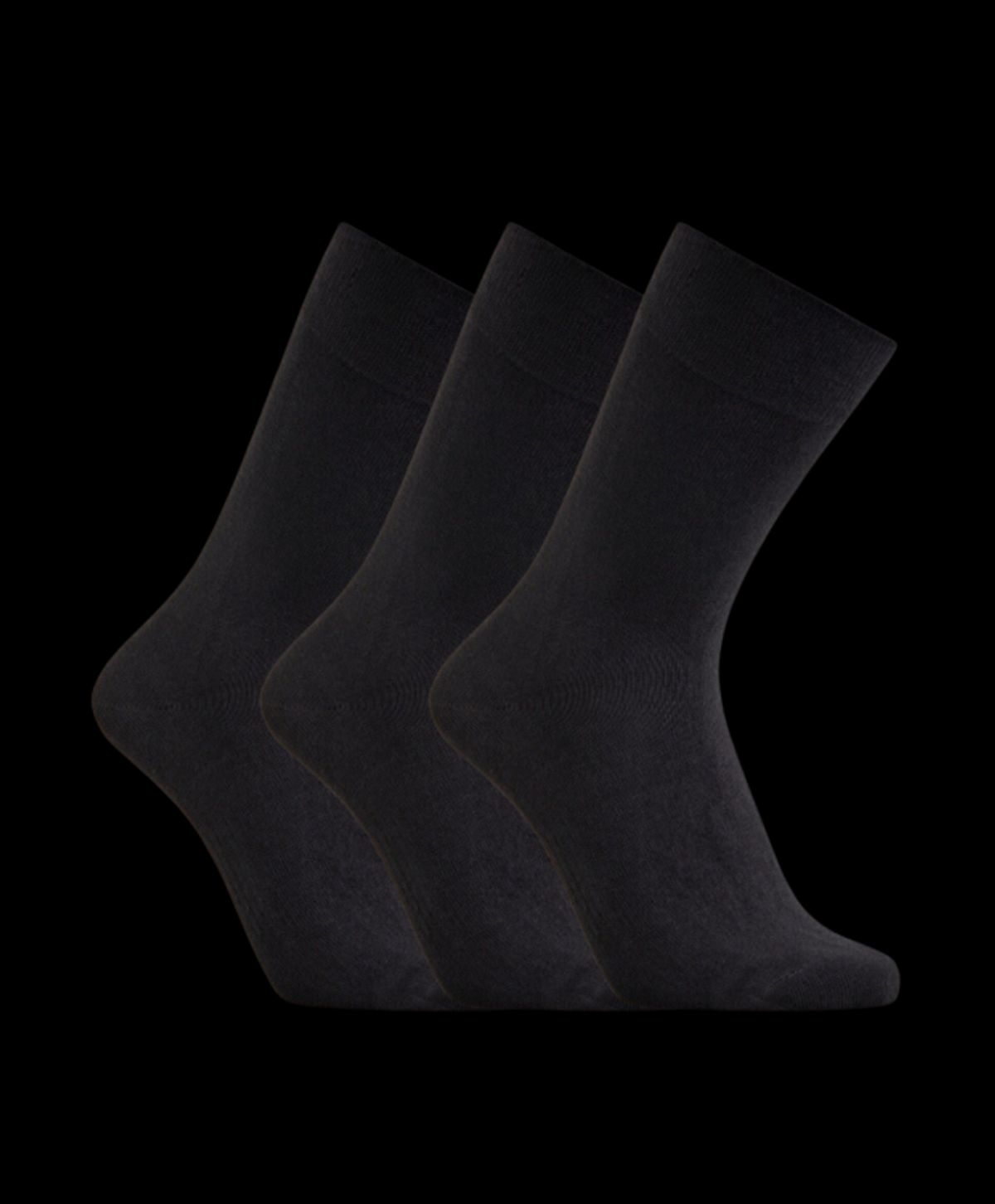 Iz sock 3pak Copenhagen premium bambusstrømper i sort | Ultra Soft