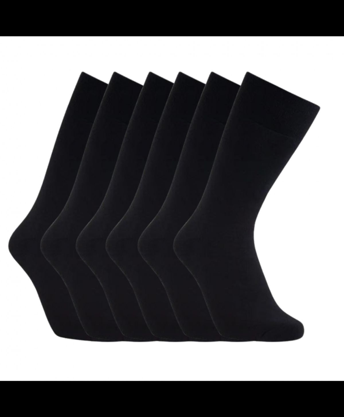 Iz sock 6pak Copenhagen premium uld strømper i sort | Ultra Soft