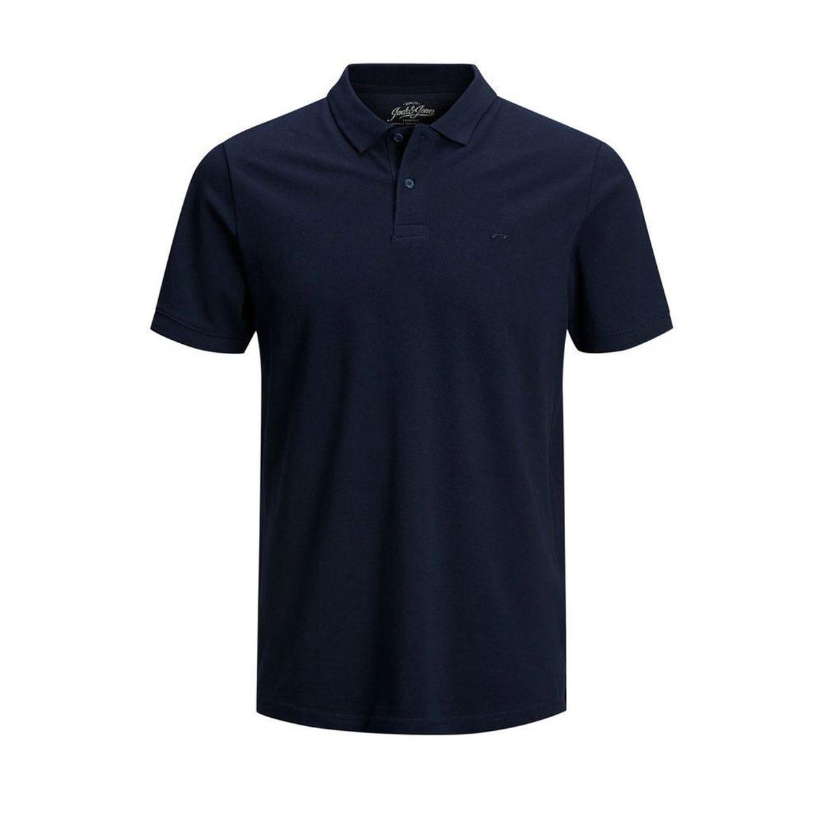 Jack Jones Blue Cotton Polo Shirt