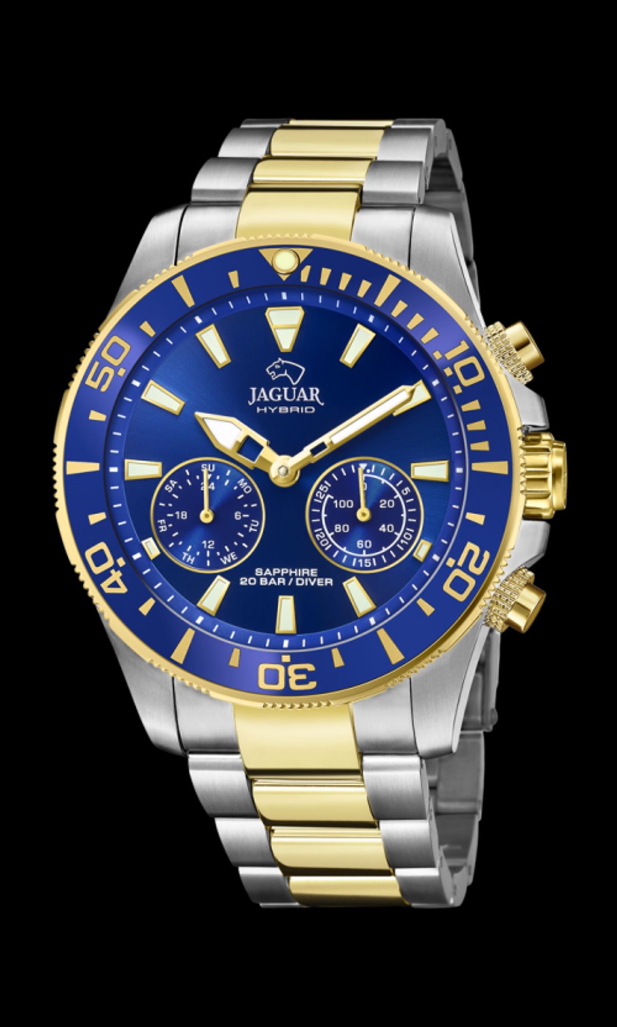 Jaguar Ur til Herre Hybrid Diver J889/1