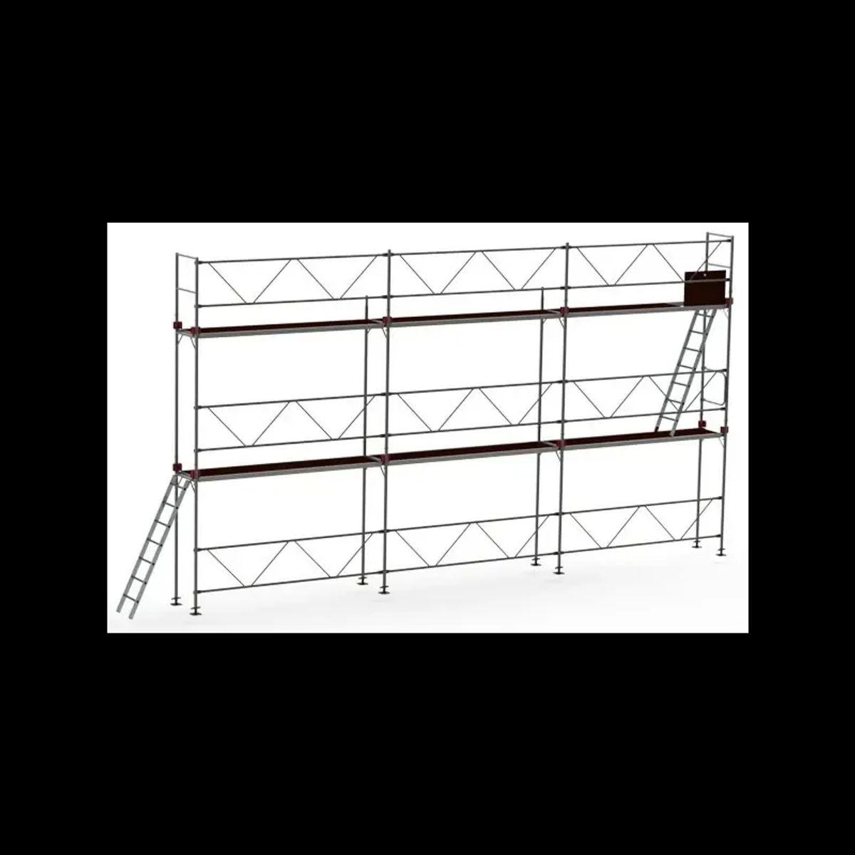 JUMBO Uniflex stål facade 8x18m.