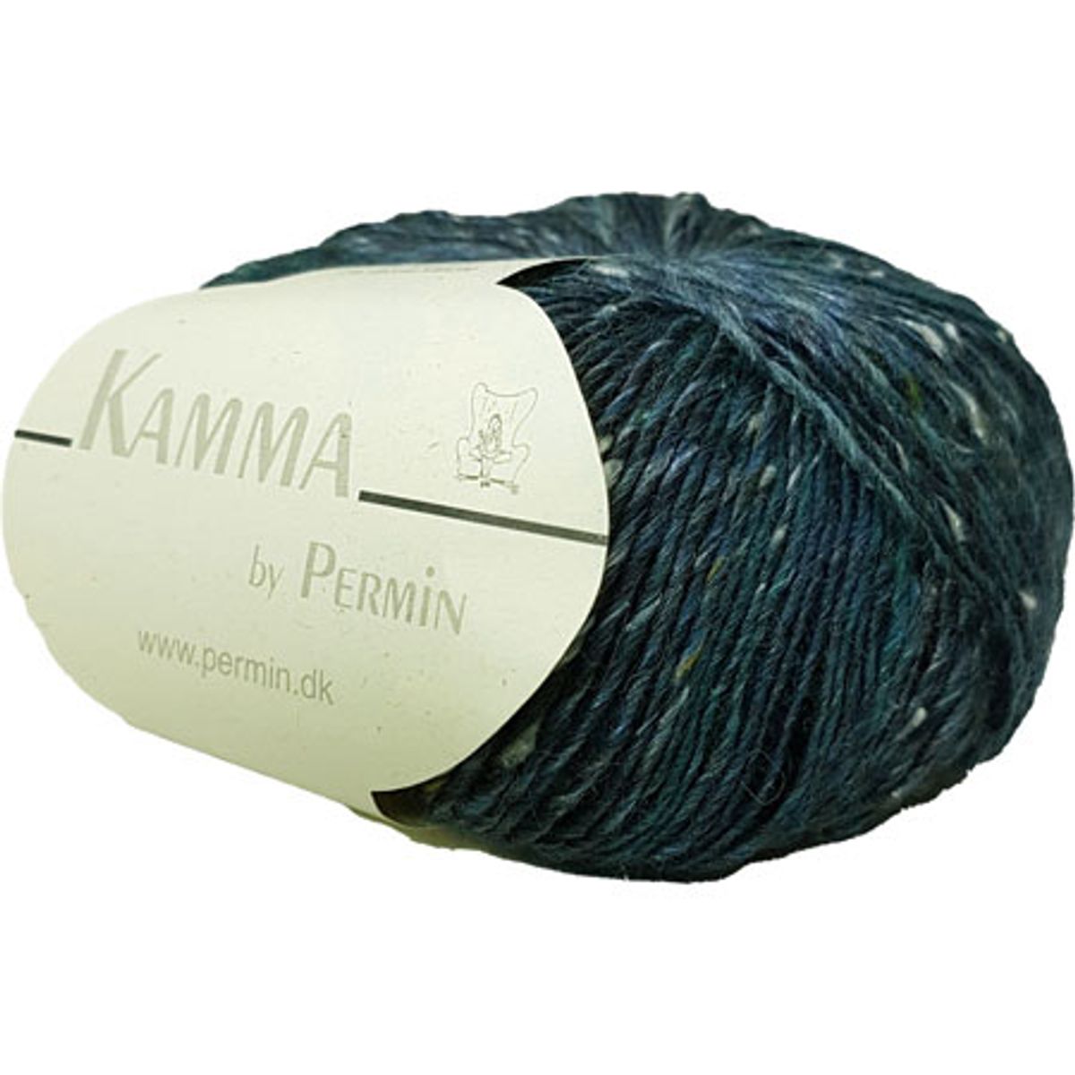 Kamma By Permin - Alpaca & Silke uldgarn - Fv 889515 Petrol Blå nistret