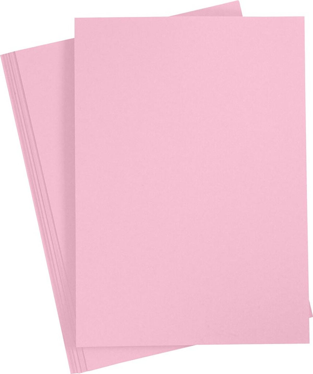 Karton - A4 - 210x297 Mm - 180 G - Lys Pink - 20 Stk.