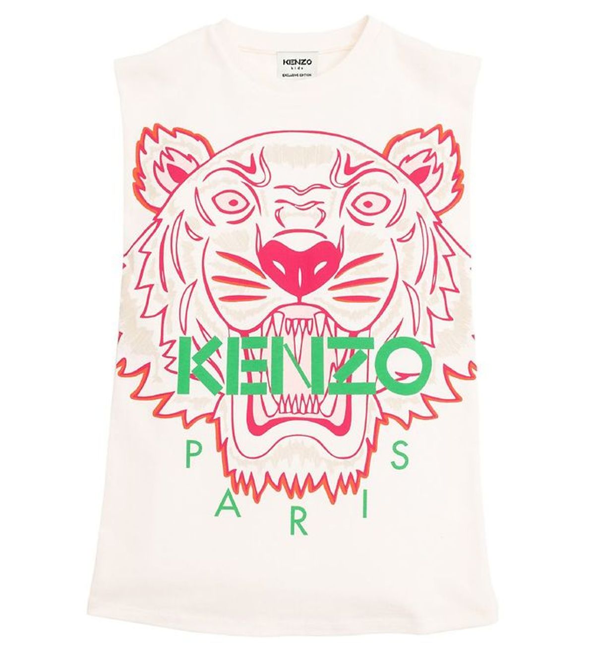 Kenzo Kjole - Exclusive Edition - Off White m. Tiger